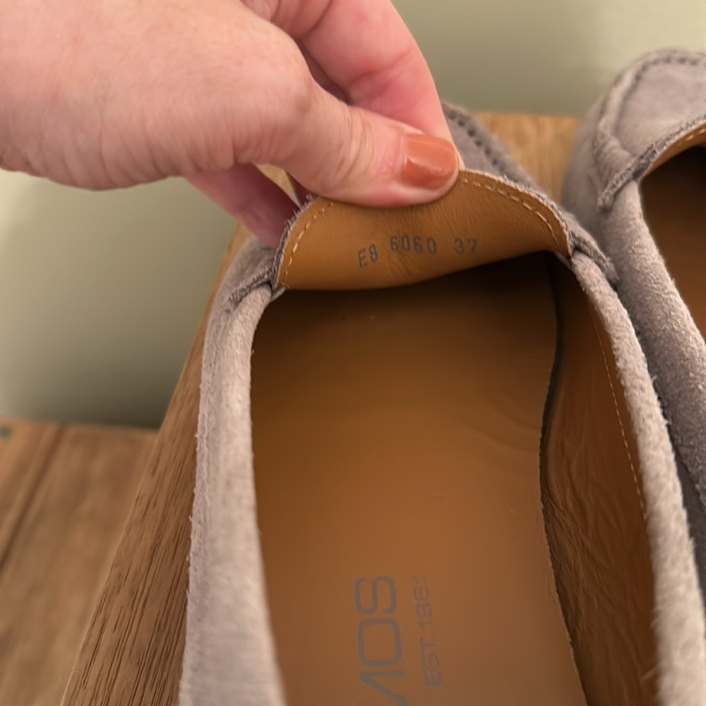 Gray Suede Loafers - Picture 5 of 7
